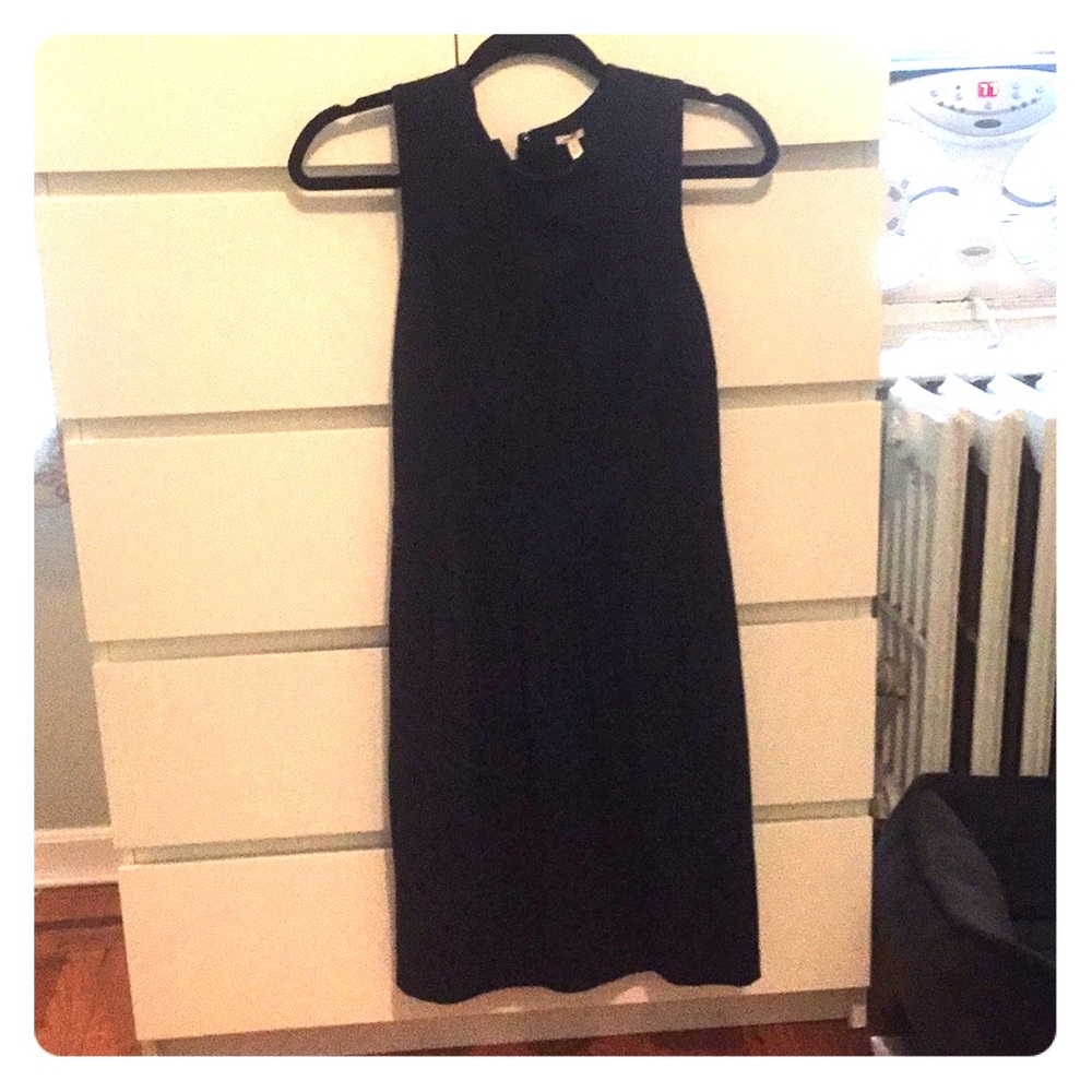 Simple navy blue J Crew summer dress